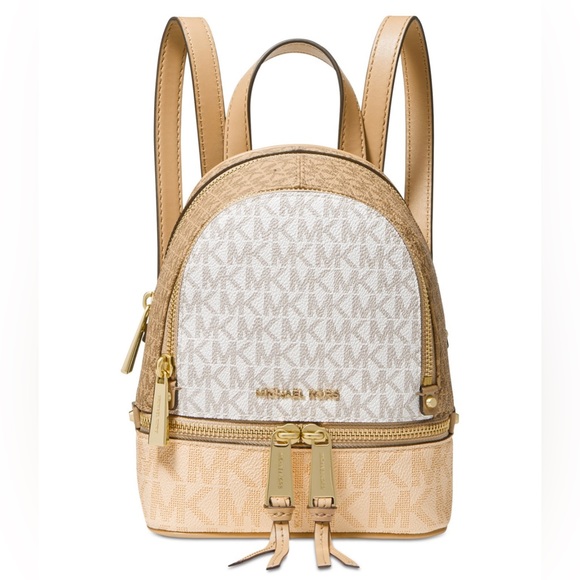 29. Michael Kors Signature Rhea Zip XS Backpack - Picture 1 of 10
